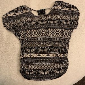 Elephant print t shirt